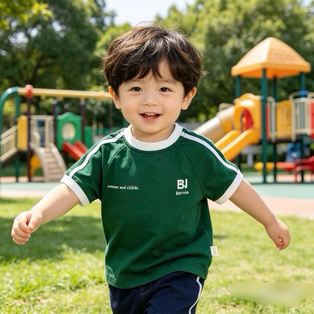 Áo Phông Bé Trai Và Bộ Bé Trai Ngắn Tay Mùa Hè Nhiều Mẫu Bernie Size 80-130 (9-24kg)