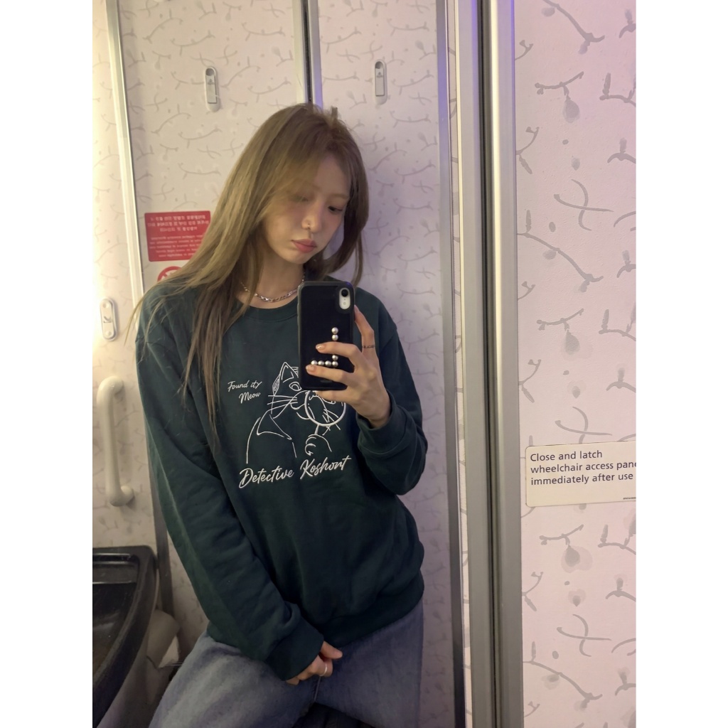 Áo Nỉ Bông Polham Sweater Logo Oversized GREYB Unisex | BigBuy360 - bigbuy360.vn