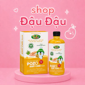 Nước cốt gừng, tràm, khuynh diệp, muối hồng himalaya tắm bé Pozo Baby Care