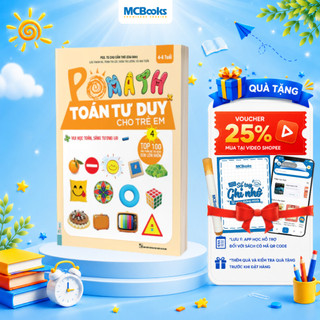 Sách - Pomath - Toán tư duy cho trẻ em - Tập 4 - TKBooks
