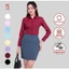 Áo sơ mi nữ Thái Hòa R01 form ôm vải cotton trơn