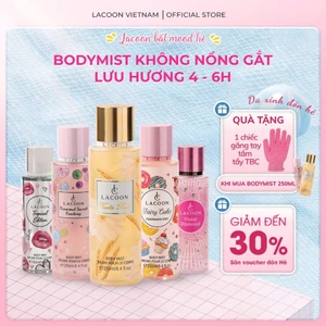 Xịt Thơm LACOON Body Mist 250ML – Hương Nước Hoa Nam Nữ, Lưu Hương Lâu, Không Nồng Gắt