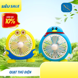 Quạt để bàn cắm điện trực tiếp hình thú dễ thương 30W