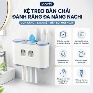 Kệ treo bàn chải đánh răng đa năng Nachi (loại 2 cốc)