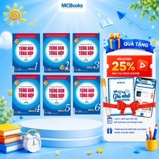Sách - Combo Tiếng Hàn Tổng Hợp Dành Cho Người Việt Nam Trình Độ Sơ Cấp Đến Cao Cấp Tập 1- 6