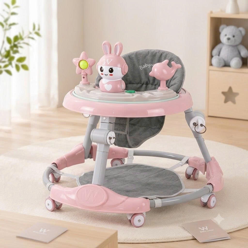 Xe Tròn Tập Đi Samkids Có Bàn Ăn Dặm, có nhạc có đèn cho bé yêu
