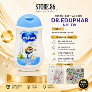 Sữa Tắm Gội Thảo Dược Nhi TW Dr.EDUPHAR 200ml | Chăm Sóc Da Và Tóc Bé Hằng Ngày