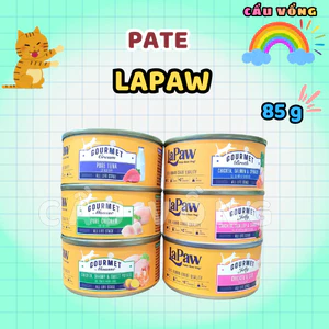 Pate LAPAW cho mèo mọi lứa tuổi - Lon 85g