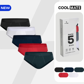 [MỚI]Combo Pack 5 Quần lót tam giác nam Brief Cotton Co Giãn Origin mềm mại, co giãn, thấm hút Coolmate