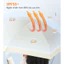Ô che nắng mini gấp gọn, Ô dù chống tia UV vải chống thấm cao cấp khung thép chịu lực gió