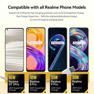 Tương thích với cáp sạc nhanh OPPO 65W SuperVOOC Type-C, tương thích với các dòng máy Reno 8, 9, 10, 11, 12, Find X8 X7