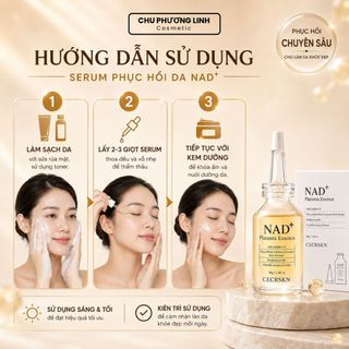 Serum phục hồi da NAD+ Cecrkn - Tái tạo da, dưỡng ẩm chuyên sâu MP1591