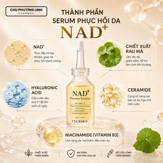Serum phục hồi da NAD+ Cecrkn - Tái tạo da, dưỡng ẩm chuyên sâu MP1591