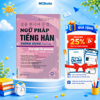 [LIFEMALL9915 - 12% đơn 99K] Sách - Ngữ Pháp Tiếng Hàn Thông Dụng Trình Độ Cao Cấp