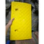 MÀU VÀNG Dốc bục lên xuống ô tô, cầu dắt xe máy, bục dắt xe máy 50x27x13cm bằng nhựa cao su cứng, cố định hoặc di chuyển