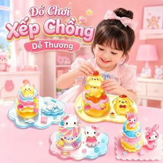 Hình dán nổi 3D bằng pha lê - Bộ sưu tập thú cưng - Hello Kitty, My Melody, Pochacco, Kuromi, Đồ thủ cô