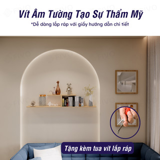 [NEW] Kệ Để Sách Gỗ Treo Tường Đẹp Chữ J FIVO FB42, Gỗ Chống Ẩm, Thiết Kế Âm Tường, Đa Dạng Cách Trang Trí, Chịu Lực Tốt