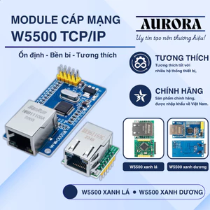 Module Mạng Ethernet W5500 SPI TCP/IP HW-243 Xanh Lá Xanh Dương 10/100Mbps