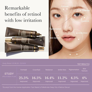 Serum Medicube Deep Vita A Retinol Serum 30ml/giúp giảm nếp nhăn/chống lão hóa hiệu quả
