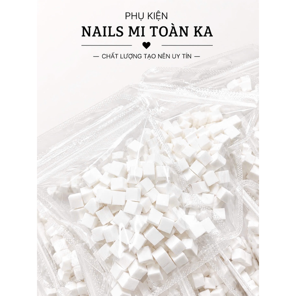 Bịch Mút Dặm Ombre Nail – Mút Tán Màu Trang Trí Móng, Dụng Cụ Nail