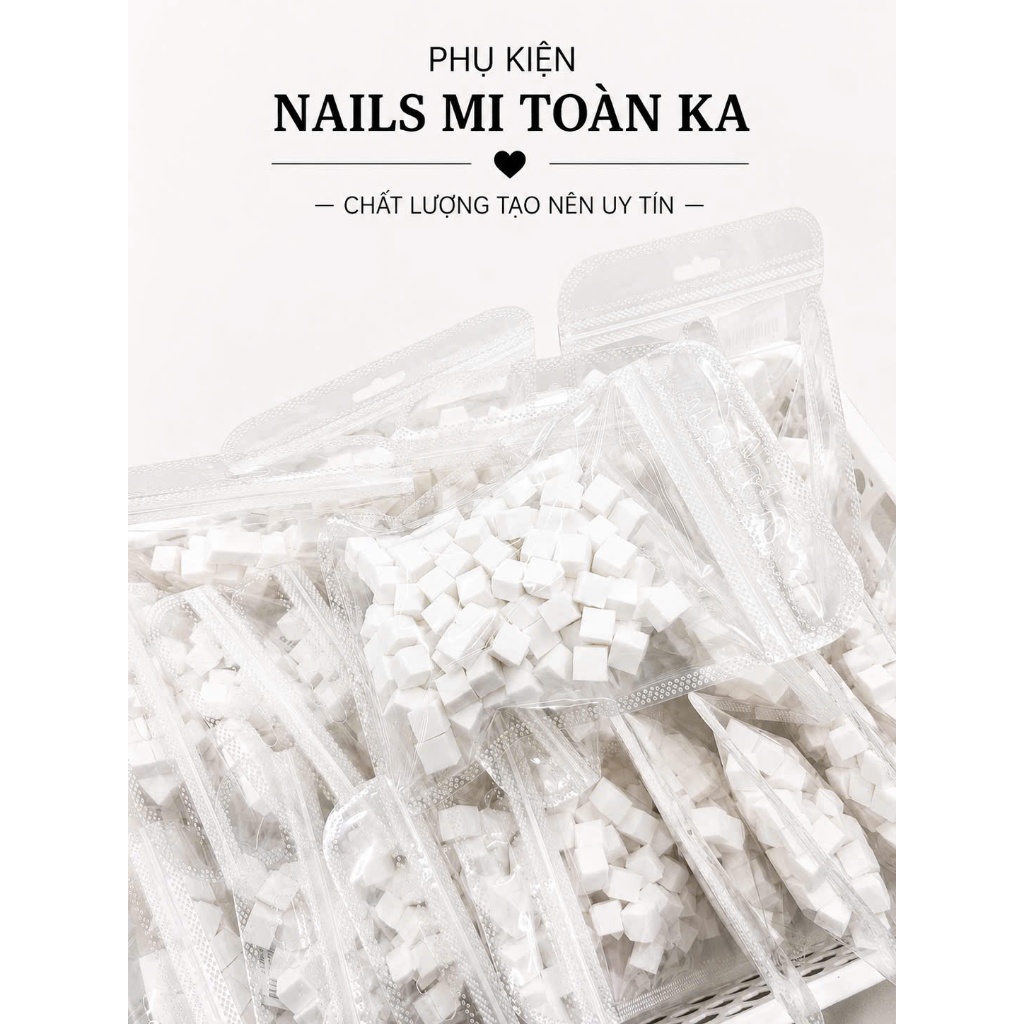 Bịch Mút Dặm Ombre Nail – Mút Tán Màu Trang Trí Móng, Dụng Cụ Nail