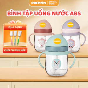SVIP Bình Tập Hút Nước Cho Bé Có Tay Cầm 250ml, Chất Liệu An Toàn, Dễ Vệ Sinh