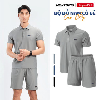 Bộ Polo Thể Thao Nam MENTORIS Vải Coolmax Cao Cấp, Thoáng Khí, Form Regular Fit, Thoải Mái MBP2603