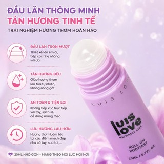 Body mist LUISLOVE 20ml[Set 3 chai]-Dưỡng Thơm Cơ Thể Đi Học, Đi Chơi(Hương Sang Chảnh, Tự Chọn Mùi)