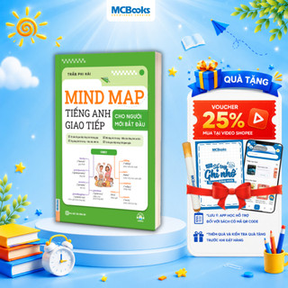 Sách - Mind Map Tiếng Anh Giao Tiếp Cho Người Mới Bắt Đầu