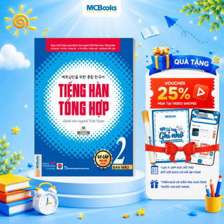 Sách - Tiếng Hàn Tổng Hợp Dành Cho Người Việt Nam Cấp Tập 2 - Bản Màu