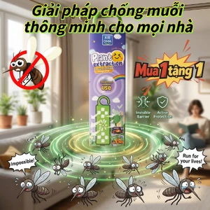 🔥 Siêu phẩm bán chạy số 1 – hiệu quả cực mạnh đuổi muỗi - Miếng xua côn trùng - Móc treo đuổi muỗi