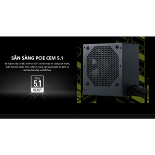 Nguồn Máy Tính MSI MAG A750BN PCIE5 III 750W 80 Plus Bronze | ATX 3.1 | PCIe 5.1 | 12V-2x6 450W | BH Chính Hãng