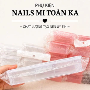 Hộp Đựng Cọ Nail Có Nắp – Hộp Bảo Quản Dụng Cụ Nail, Nhiều Màu