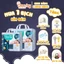 Tã/bỉm Gooby Premium - Bỉm đêm siêu mỏng mềm mại, chống tràn đủ size cho bé 4-30KG