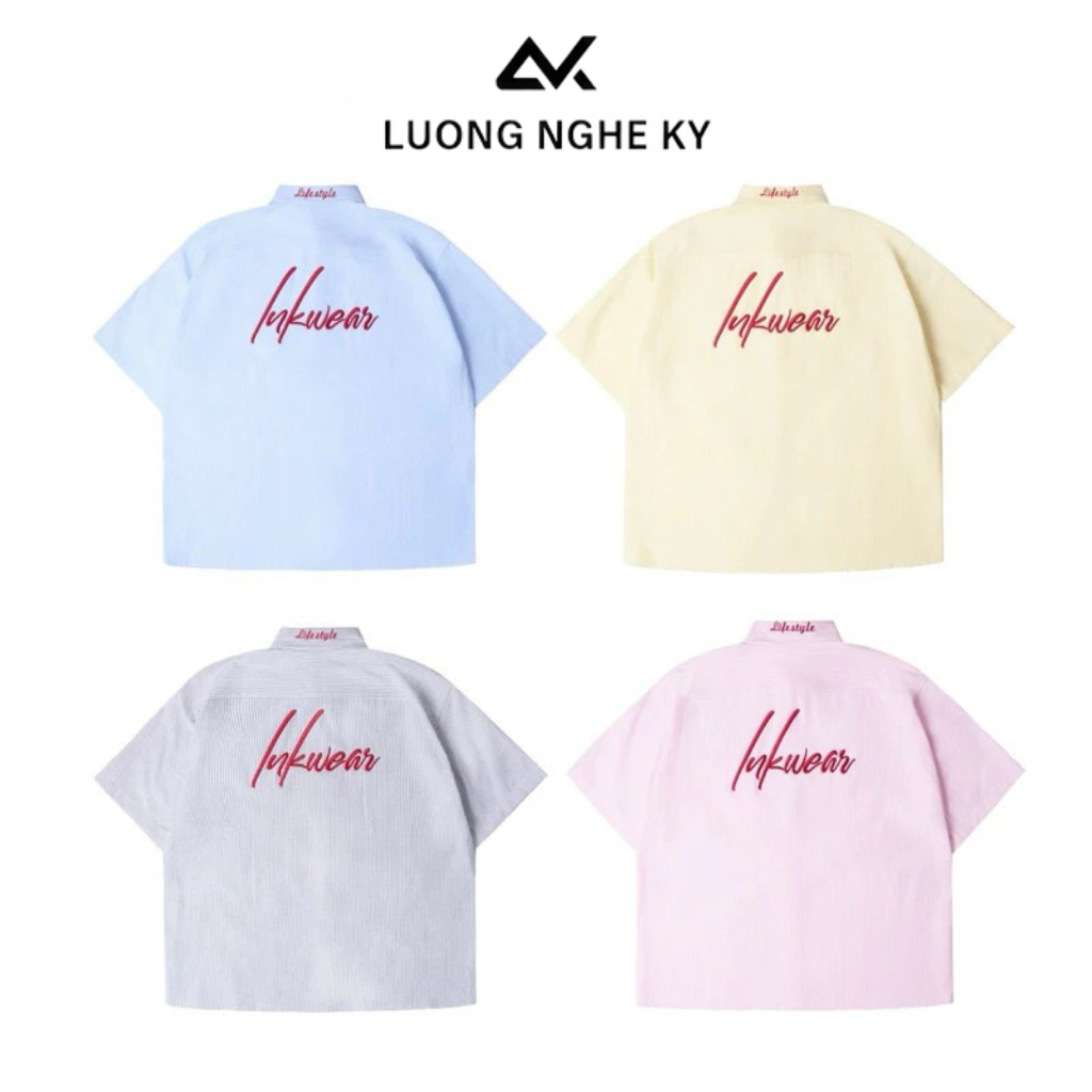 SƠMI BOXY FORM NGẮN THÊU 3D LNKWEAR VẢI COTTON | BigBuy360 - bigbuy360.vn