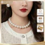 Choker Dây Chuyền Áo Dài, Dây Chuyền Áo Tấc, Vòng Cổ Cưới 1 Sợi Ngoc Trai Nhân Tạo 16mm - DAISYN