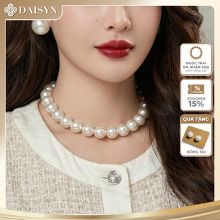 [ DAISYN ] N815 choker dây chuyền hạt ngọc trai nhân tạo chuỗi hạt ngọc trai nhân tạo 14li sang trọng