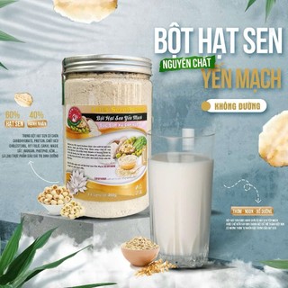 Combo Bột Hạt Sen Gạo Lứt, Bột Hạt Sen Yến Mạch, Bột Hạt Sen Mix 6 Thứ Hạt Hỗ Trợ Cải Thiện Vóc Dáng