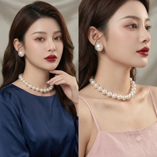[ DAISYN ] N815 choker dây chuyền hạt ngọc trai nhân tạo chuỗi hạt ngọc trai nhân tạo 14li sang trọng