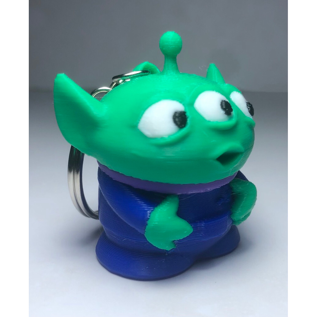 Móc Khóa Alien 3 Mắt | Mô hình In 3D Toy Story