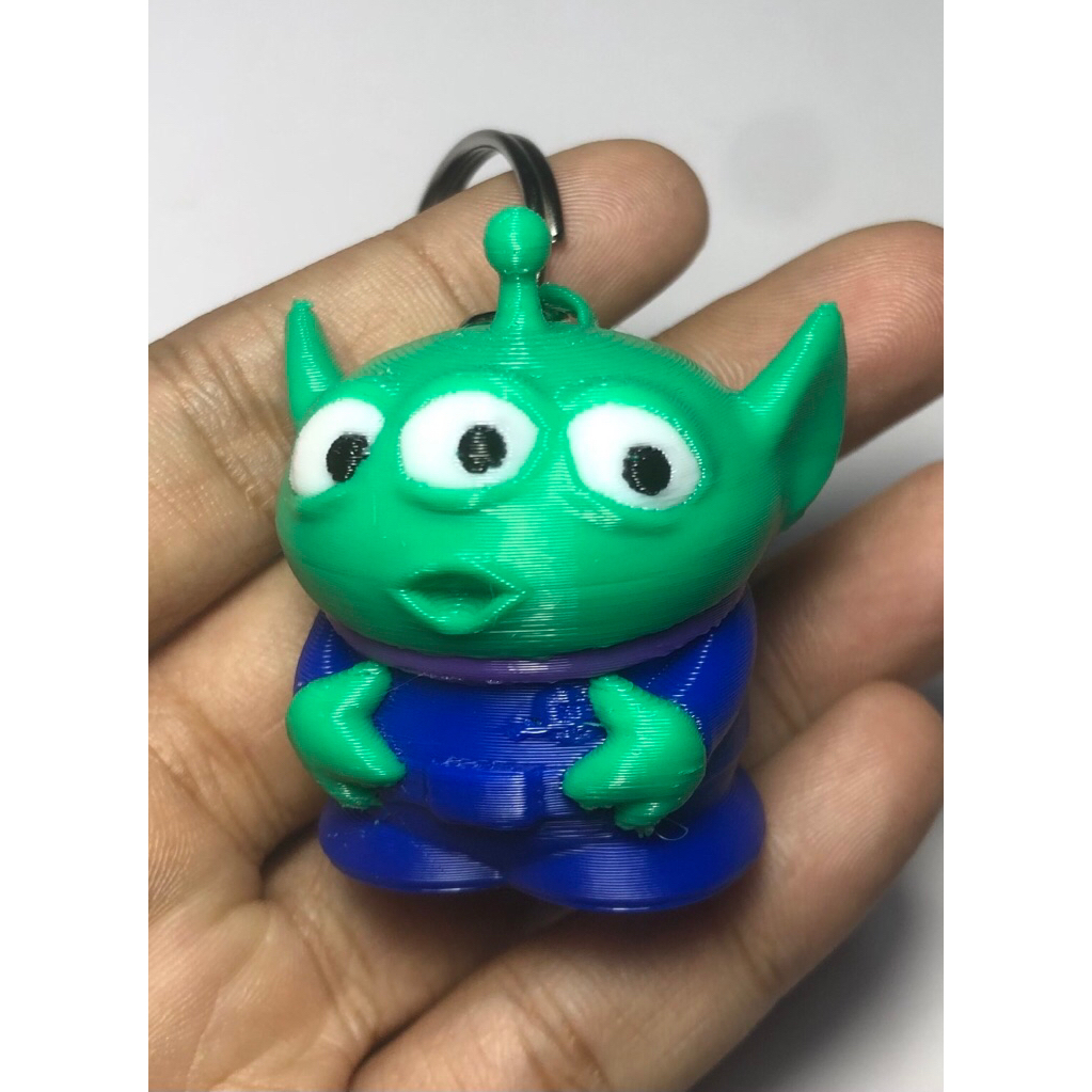 Móc Khóa Alien 3 Mắt | Mô hình In 3D Toy Story