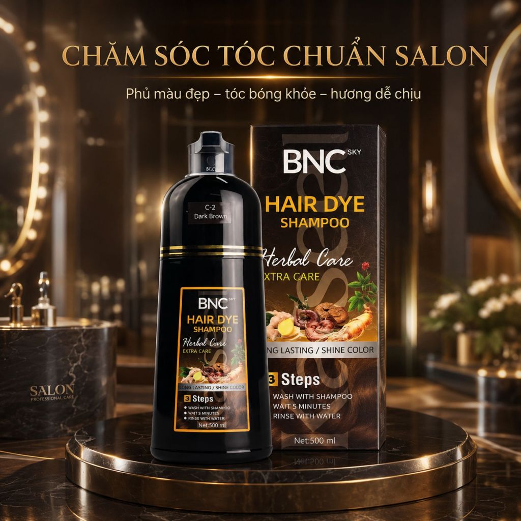 Dầu Gội Phủ Bạc KARSEELL 500ml | Thảo Dược Chăm Sóc Tóc, Hỗ Trợ Phủ Màu Tóc Bạc