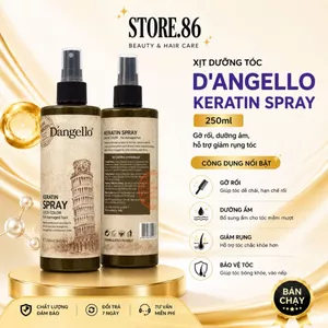 Xịt dưỡng tóc D'angello Keratin Spray chai 250ml gỡ rối hỗ trợ dưỡng ẩm giảm rụng tóc