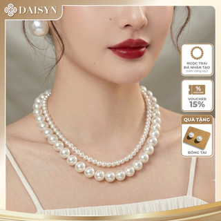 [ DAISYN ] N749 dây chuyền ngọc trai nhân tạo dây hạt 4li- 10li ngọc trai nhân tạo xinh xắn cho nữ