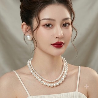 [ DAISYN ] N749 dây chuyền ngọc trai nhân tạo dây hạt 4li- 10li ngọc trai nhân tạo xinh xắn cho nữ