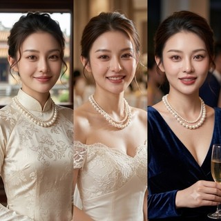 [ DAISYN ] N749 dây chuyền ngọc trai nhân tạo dây hạt 4li- 10li ngọc trai nhân tạo xinh xắn cho nữ