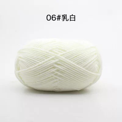Len Milk Cotton 50g Baby Bảng 62 Màu. Cuộn Len Sợi Cotton