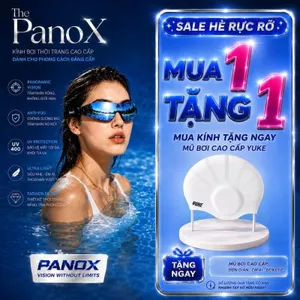 Kính Bơi UMAY Tráng Gương Góc Rộng, Chống Tia UV, Chống Sương Mù, Kính Bơi Thời Trang The PanoX UMAY