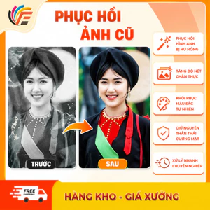 Phục Hồi Ảnh Cũ Online - Tăng Nét Cho Ảnh Cũ - Ảnh Chụp Qua Điện Thoại