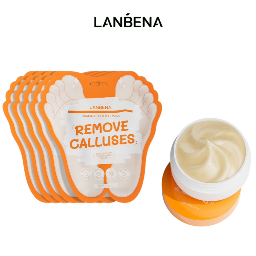 LANBENA Mặt Nạ Chân (40g)- Dạng Lột Tẩy Tế Bào Chết Chăm Sóc Chống Nứt Nẻ/Mặt Nạ Tay Dưỡng Sáng Làm mềm Cấp ẩm Hiệu Quả